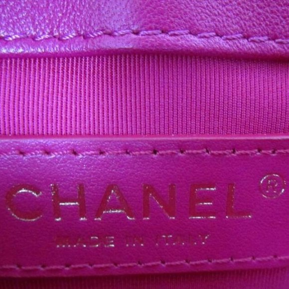 100% AUTHENTIC CHANEL LAMBSKIN QUILTED SMALL HAND TIED TOP HANDLE FLAP BAG - Picture 16 of 16